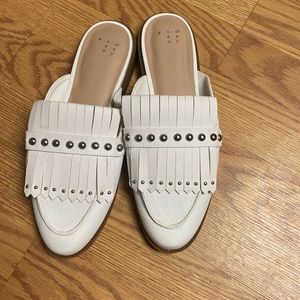 A new day white mules zara style asos